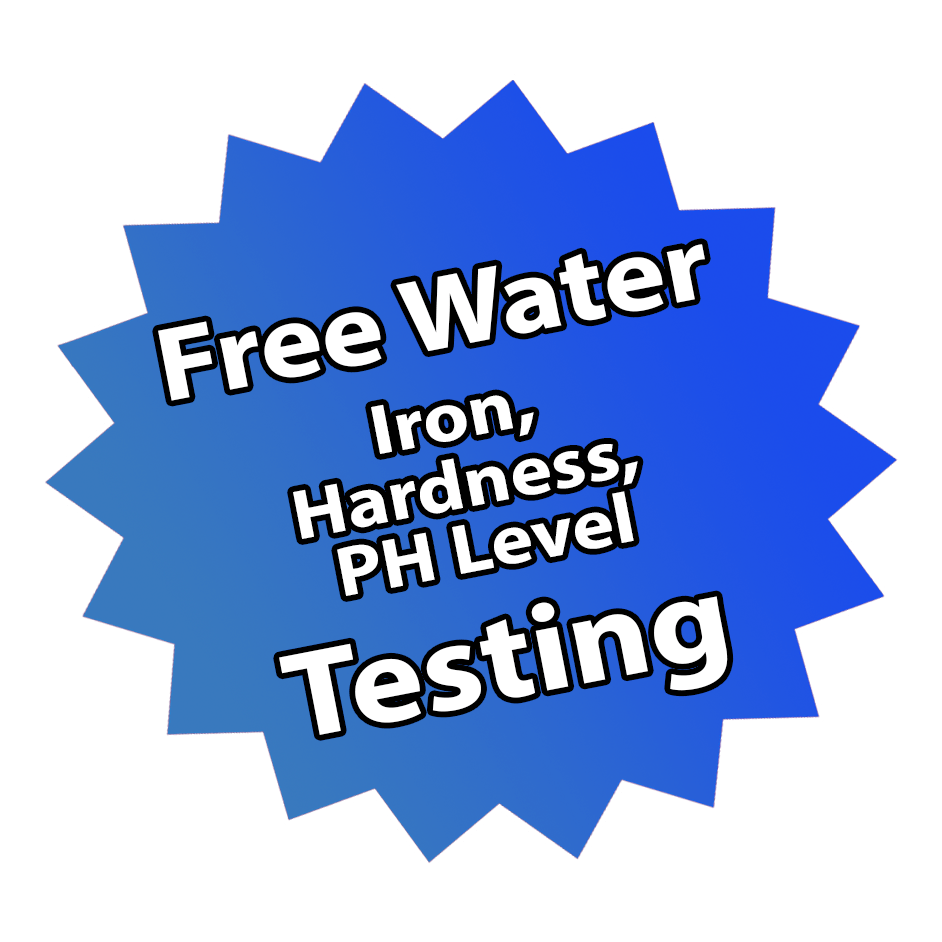 Free Water, Iron, Hardness, PH Level, Testing